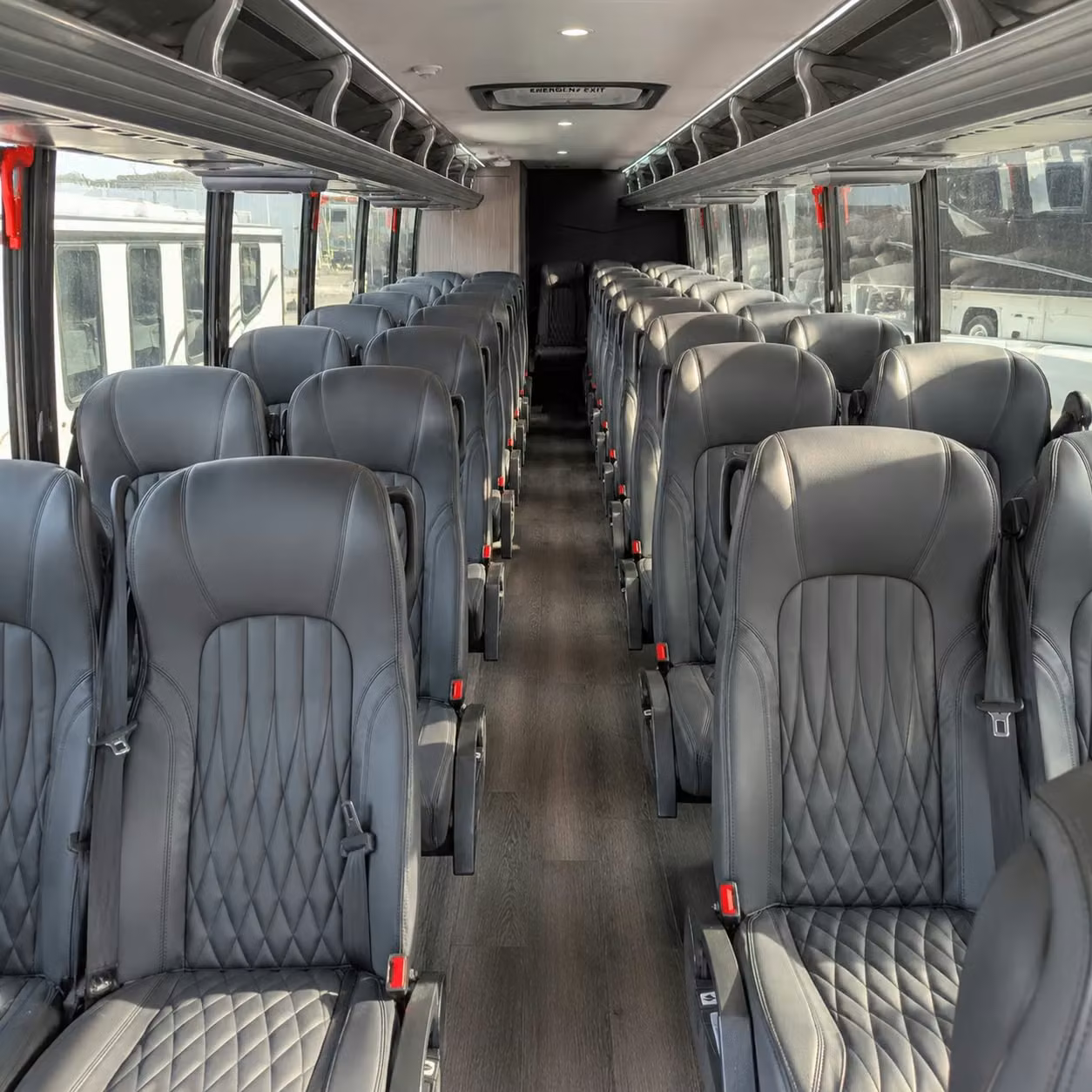 25 passenger minibus interior