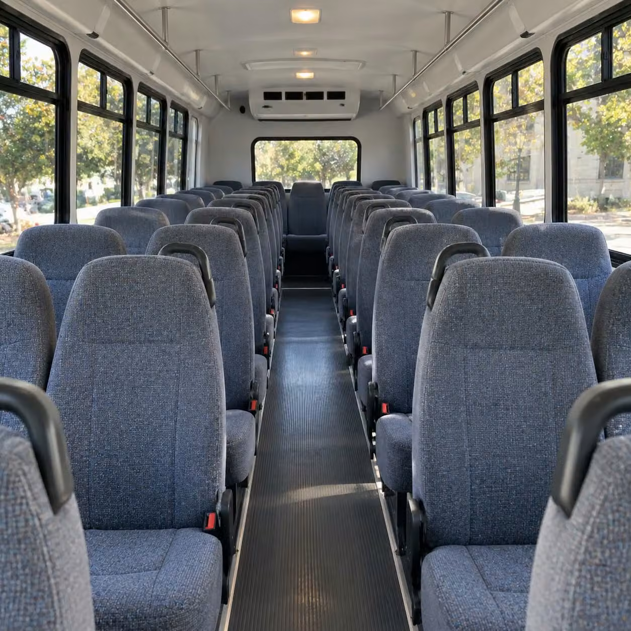 28 passenger minibus inside