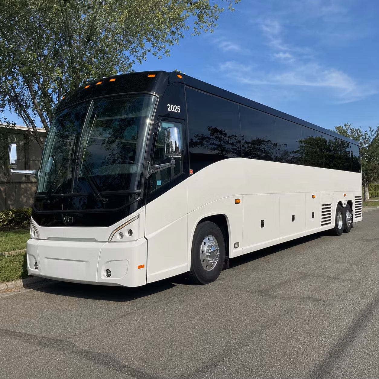 56 passenger charter bus