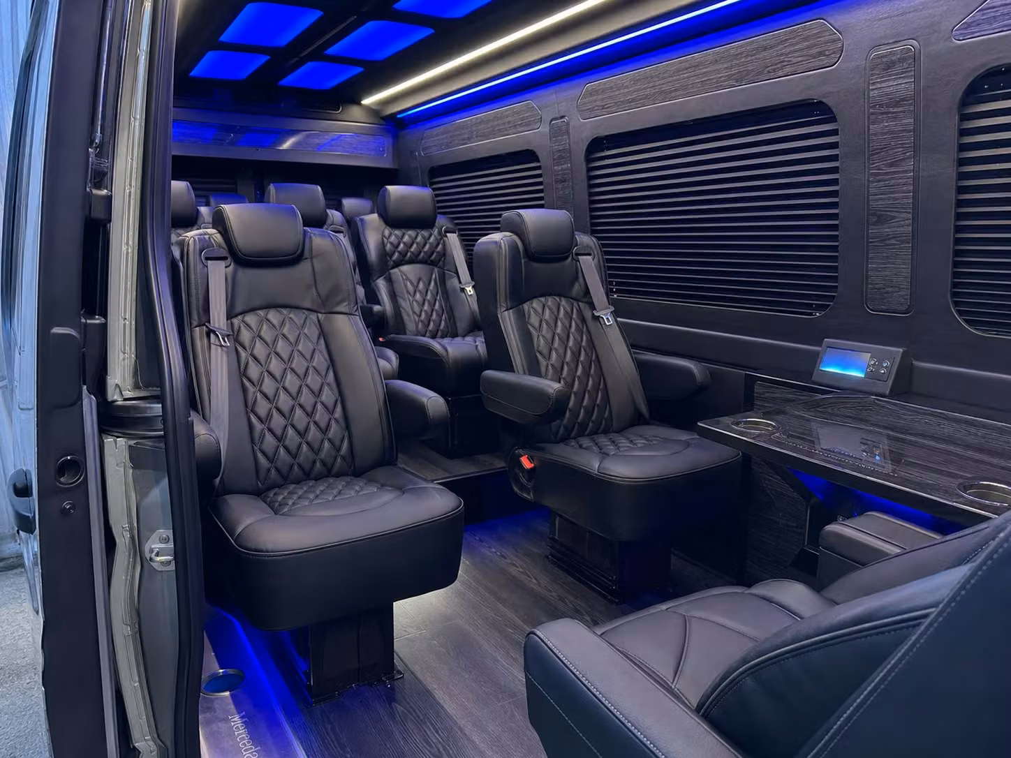 sprinter van transportation for groups and events across reading
